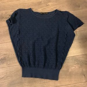 The Limited navy blue sweater top
